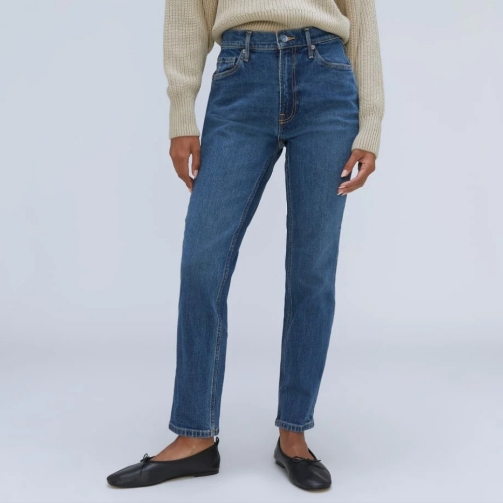 Everlane The 90s Cheeky Jean Organic Cotton Button Fly Size 33/16 Regular